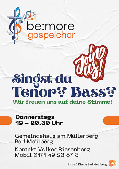 Gospelchor be:more