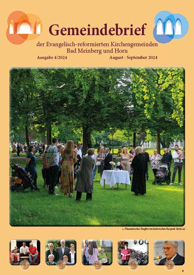 Gemeindebrief                                           für Horn und Bad Meinberg                                                    (August - September 2024)